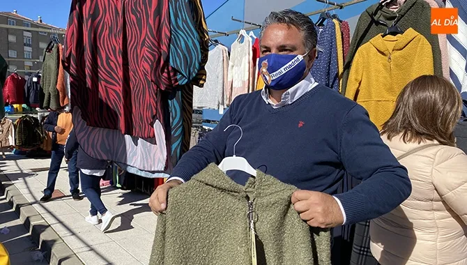 Abel Sánchez, secretario de la asociación de vendedores ambulantes de Salamanca