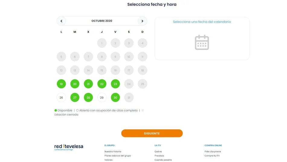 Nuevo calendario de octubre en la ITV de Vitigudino
