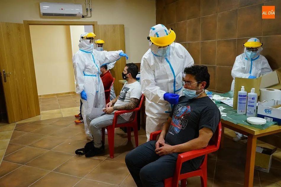 Pruebas PCR realizadas en Guijuelo. Archivo