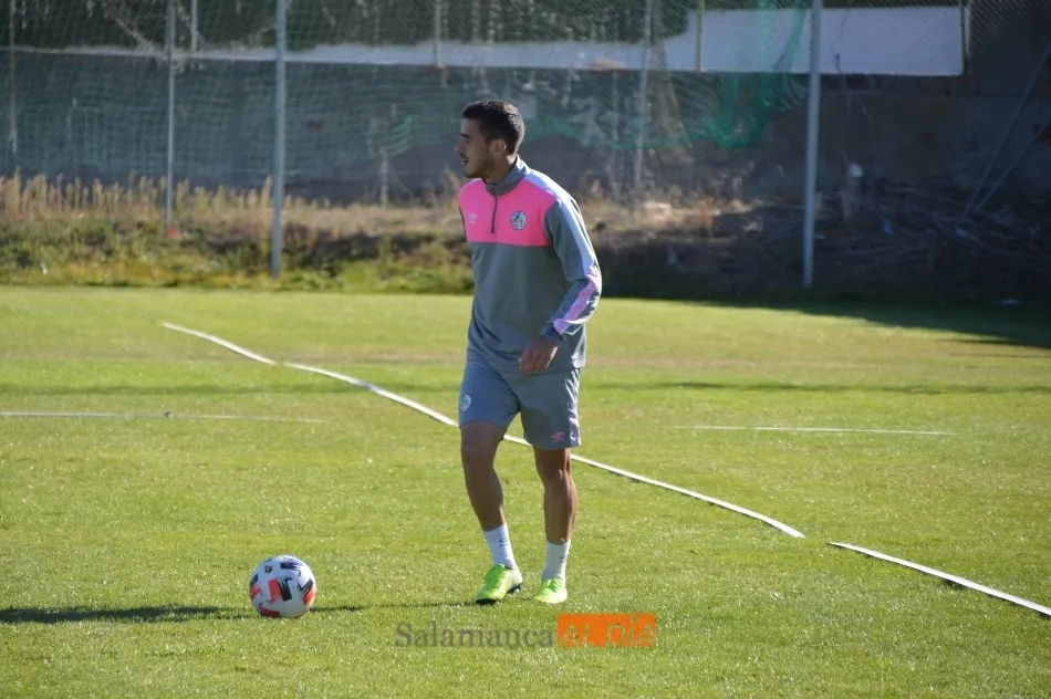 DeLorenzi, en un entrenamiento tras volver de lesión