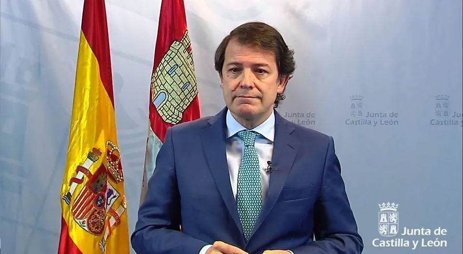 Mañueco ratifica el toque de queda de 22 a las 6 para Castilla y León y mantiene el aforo actual...