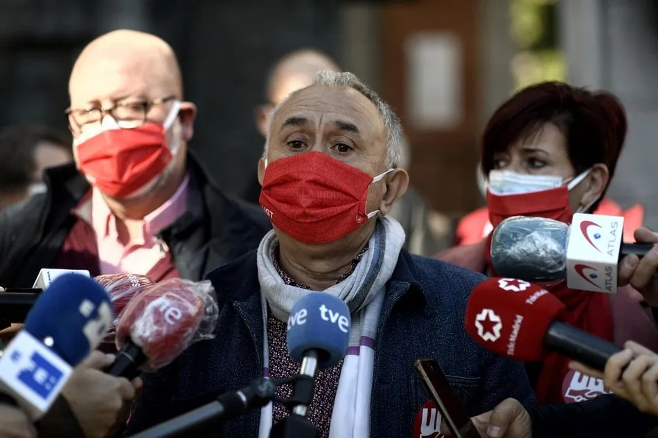El secretario general de UGT, Pepe Álvarez. - Óscar Cañas - Europa Press