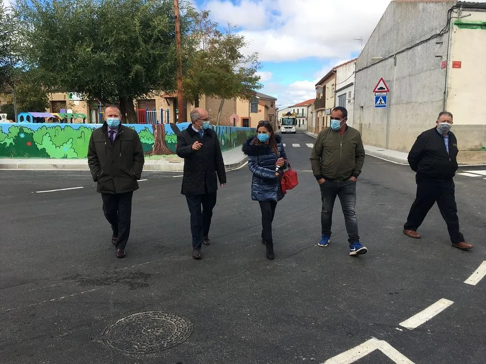 Visita institucional de la Diputación provincial a Gomecello - Dip. Salamanca