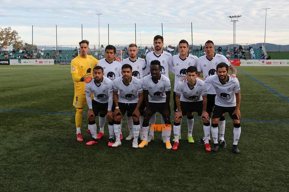 Once inicial del Salamanca UDS en el derbi