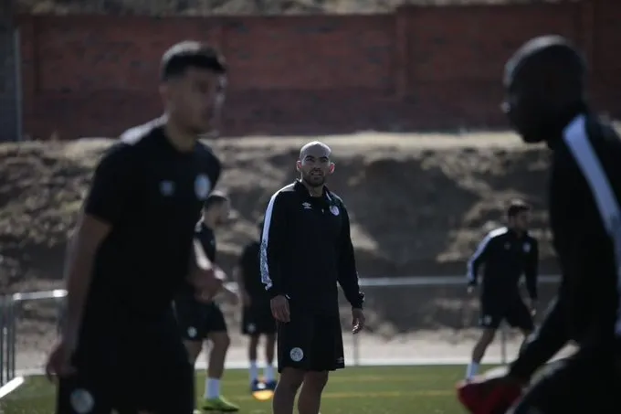 Jehu, en un entrenamiento del Salamanca UDS el año pasado
