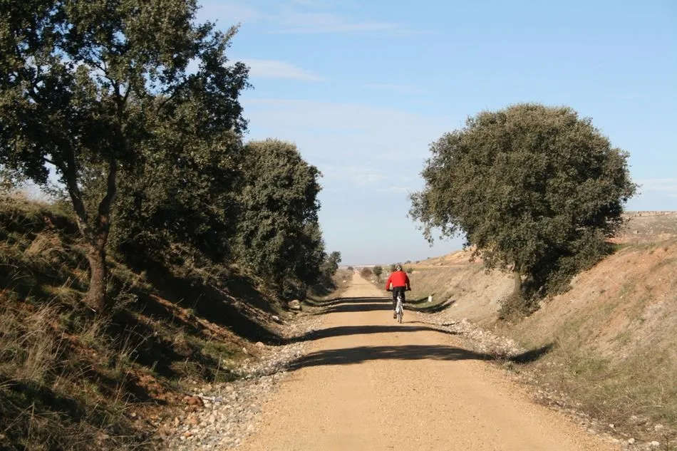 Camino Natural Vía Verde la Plata, entre Carbajosa de la Sagrada y Alba de Tormes