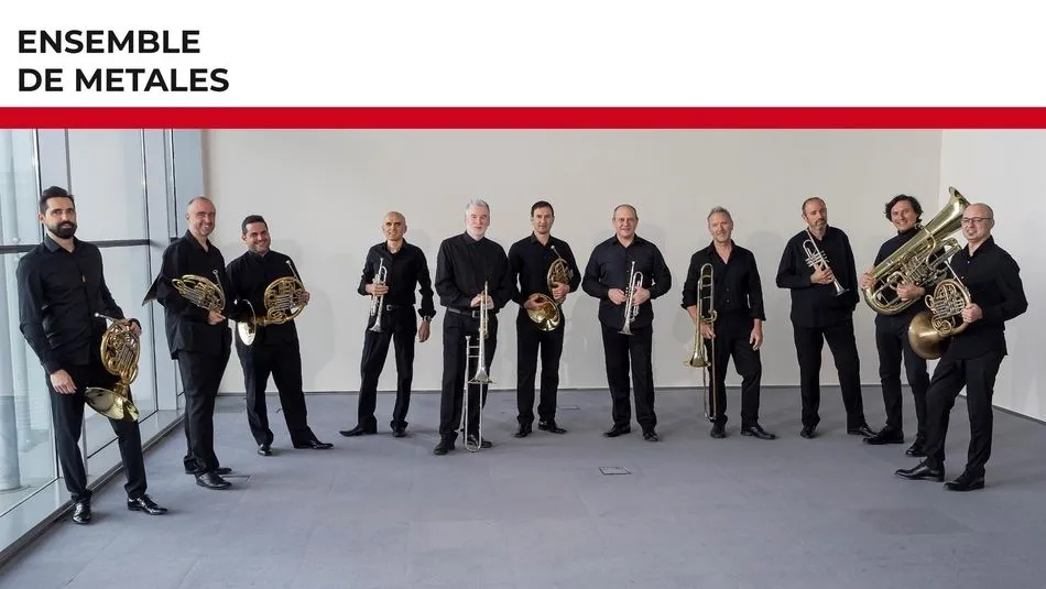 Foto de archivo del ensemble de Metales de la OSCYL - OSCYL