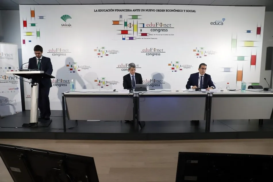 Inauguración del III Congreso de Educación Financiera del Proyecto Edufinet, impulsado por Unicaja Banco