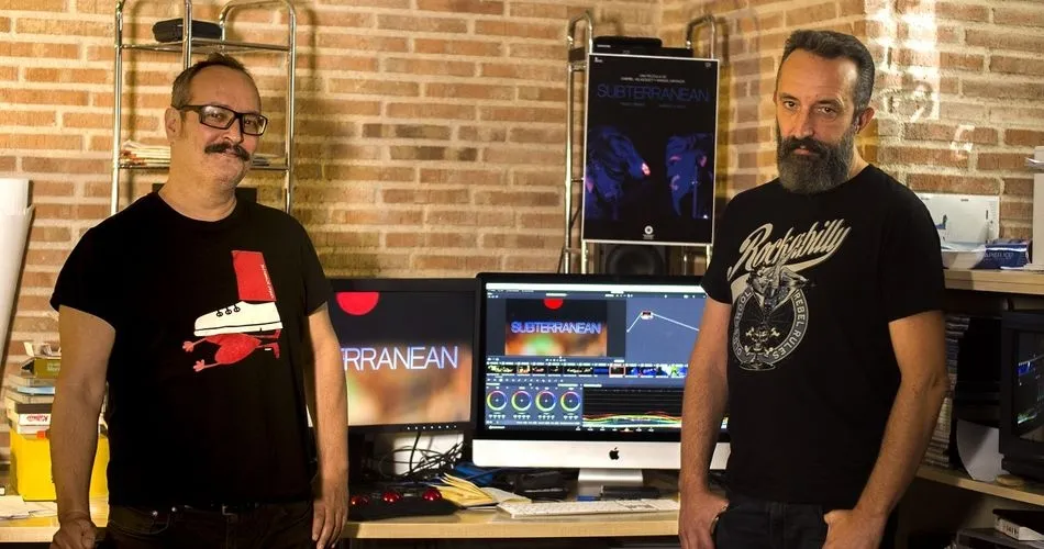 Los directores Gabriel Velázquez y  Manuel Matanza