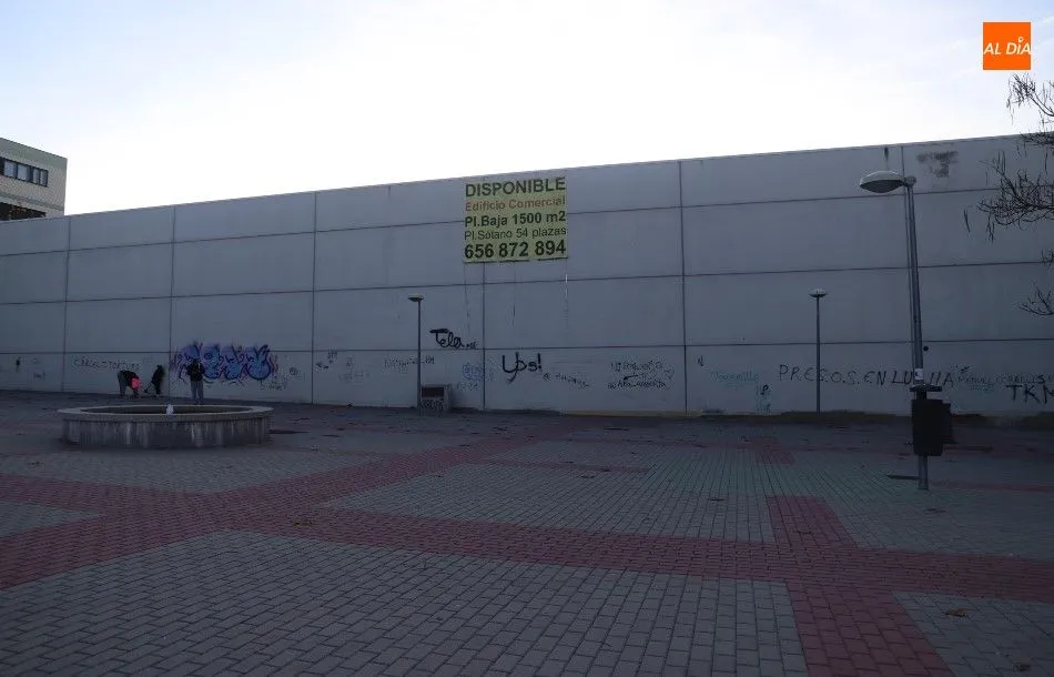 Plaza de Gasperi, en el barrio del Zurguén. Foto de Lydia González