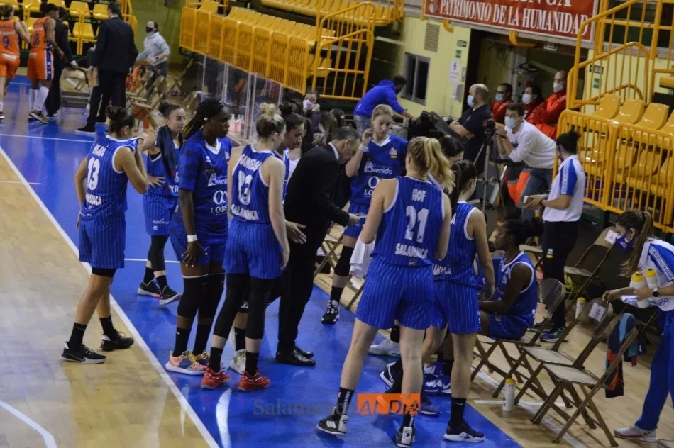 Íñiguez, durante un tiempo muerto