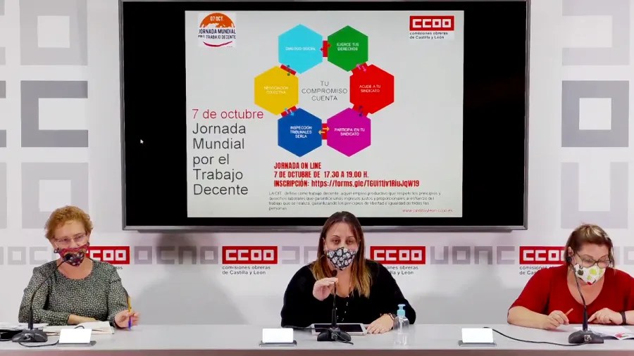 Para CCOO se trata de una injusticia cometida con las otras 36.000 personas que se han quedado fuera del reparto de esta subvención. Foto de archivo de CCOO CyL