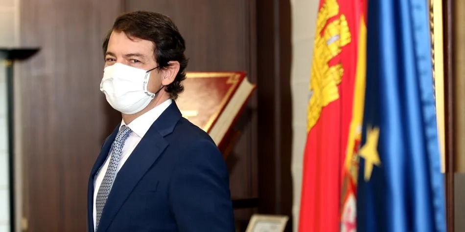 El presidente de la Junta de Castilla y León, Alfonso Fernández Mañueco