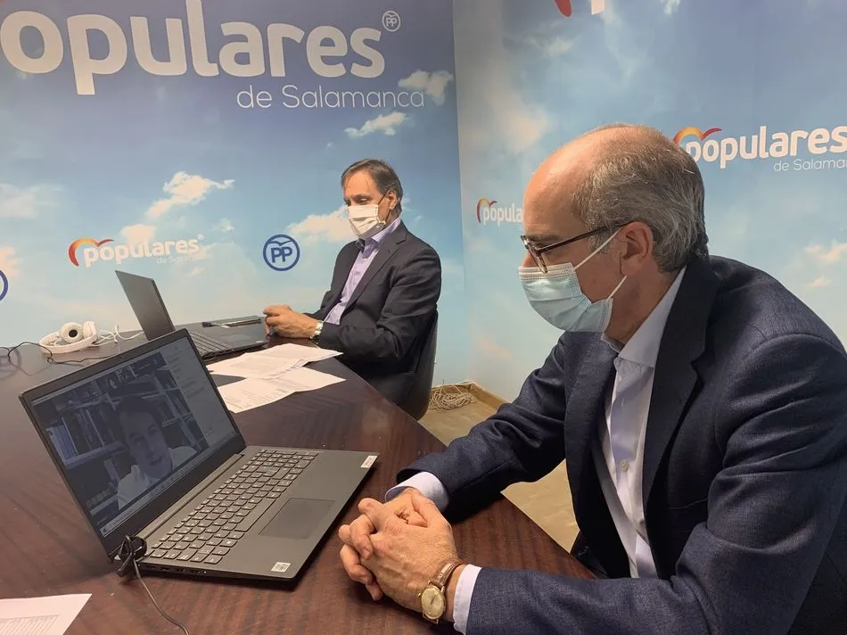 Reunión telemática de la Junta Directiva Provincial del PP de Salamanca