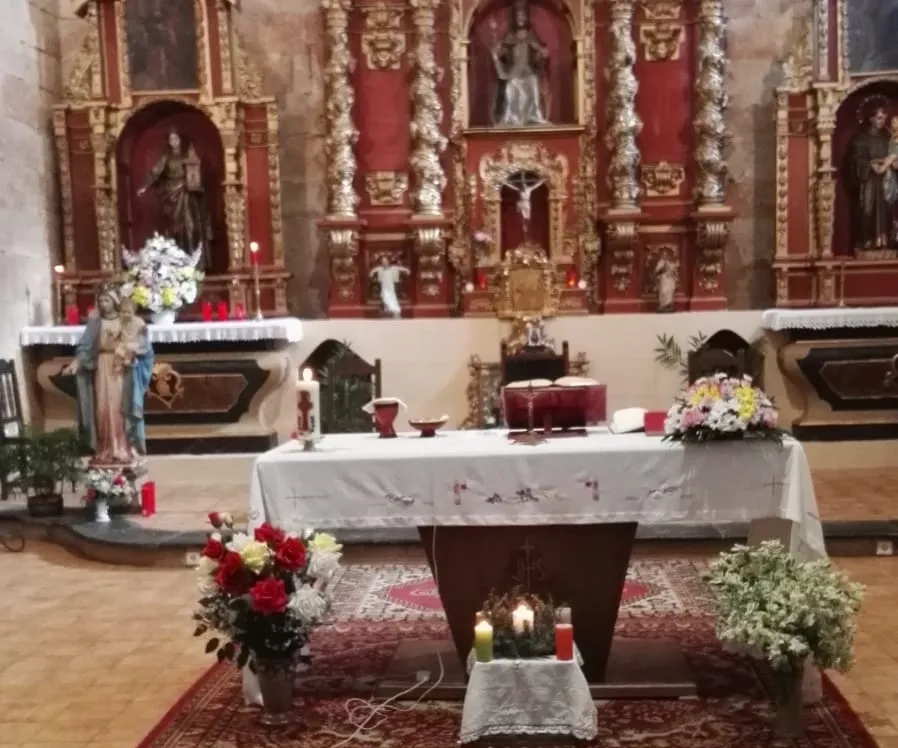 Moríñigo honra a Santa Bárbara con misa y sin procesión  