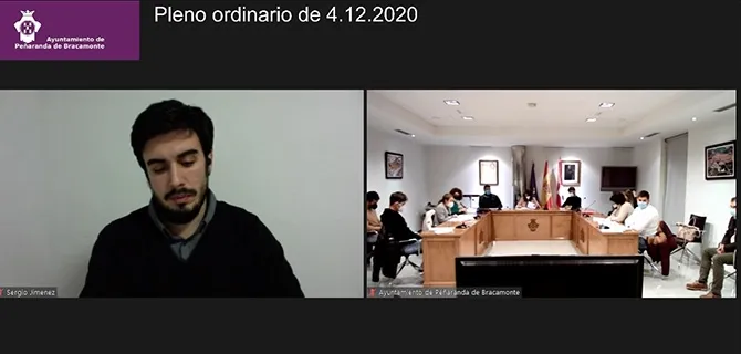 El último Pleno del año ha podido seguirse de manera telemática