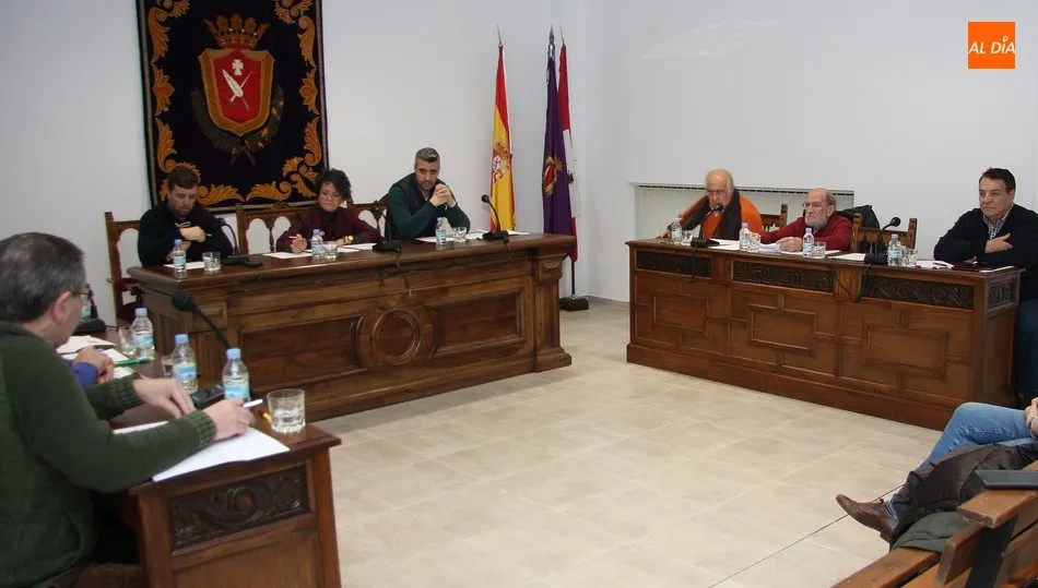 Pleno del Ayuntamiento de Vitigudino celebrado en febrero pasado