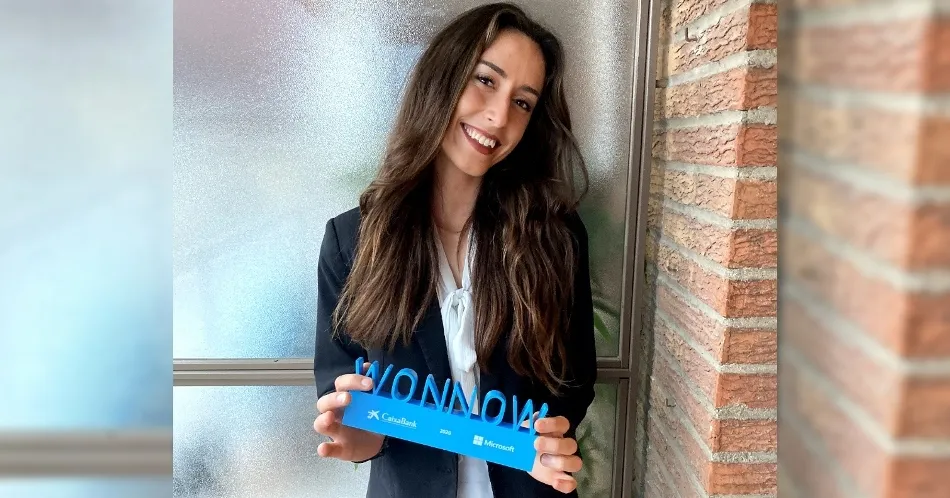 Nuria Mateos García es la única universitaria galardonada del total de 11 alumnas de Castilla y León que participaron en la tercera edición de esta iniciativa para impulsar la diversidad y la presencia de mujeres en el ámbito de la tecnología y las cienci