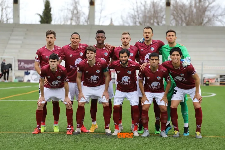 Once inicial del Salamanca UDS en su último partido de este año, en el Reina Sofía ante Unionistas