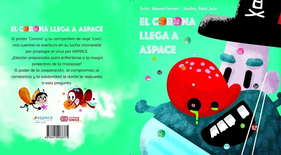 Portada de este libro editado por ASPACE y la Fundación ONCE