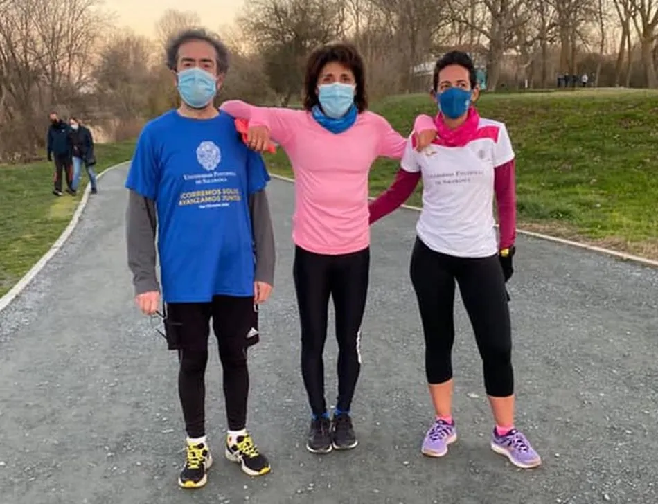 Participantes en la San Silvestre Solidaria de la UPSA