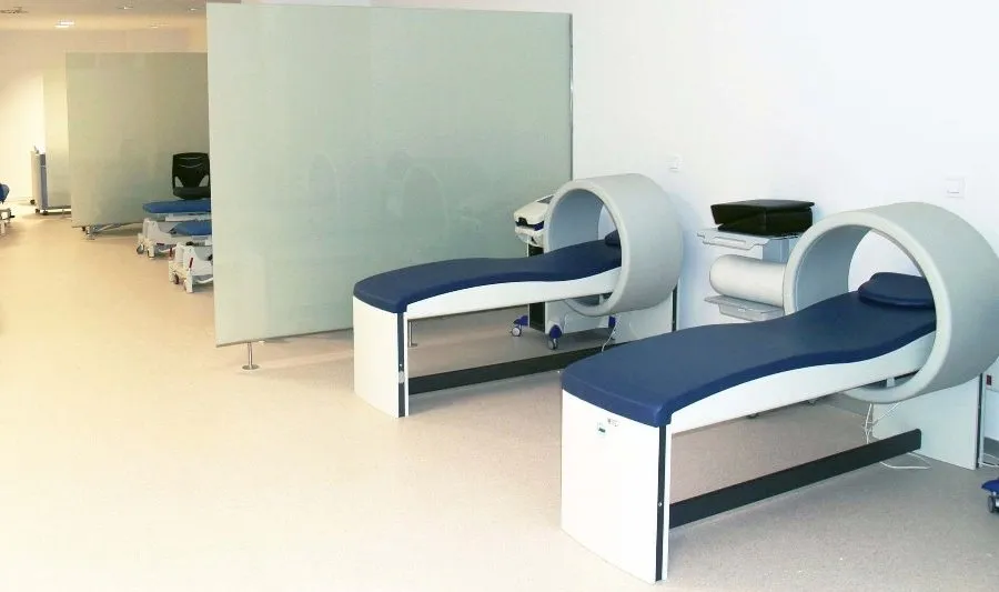 Oncología Radioterápica en el sotano 1 del nuevo Hospital de Salamanca