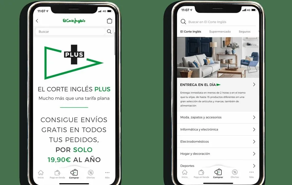 App de El Corte Inglés