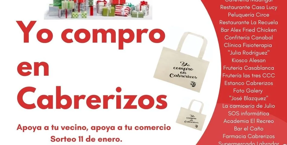 ‘Yo compro en Cabrerizos’, campaña de apoyo al comercio local, restauración y hostelería 