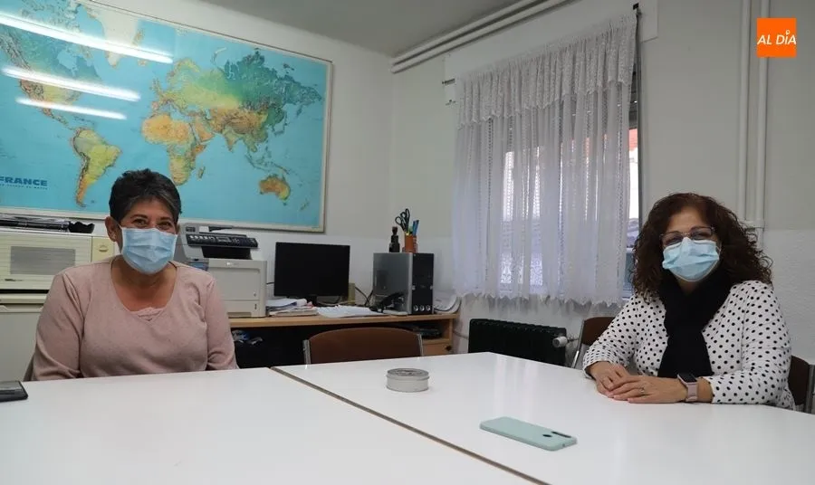 Regina Moreiro e Isidora Herrero, dos de las integrantes de  la directiva de FEVESA. Foto de Lydia González