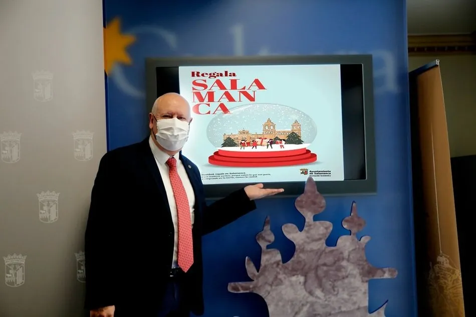 Presentación de la campaña Regala SALAMANCA. Foto: @aytosalamanca