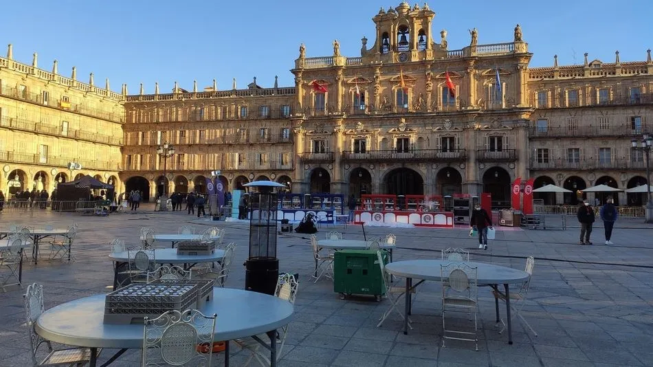 La Plaza Mayor en pleno rodaje del conocido programa - EUROPA PRESS - Archivo