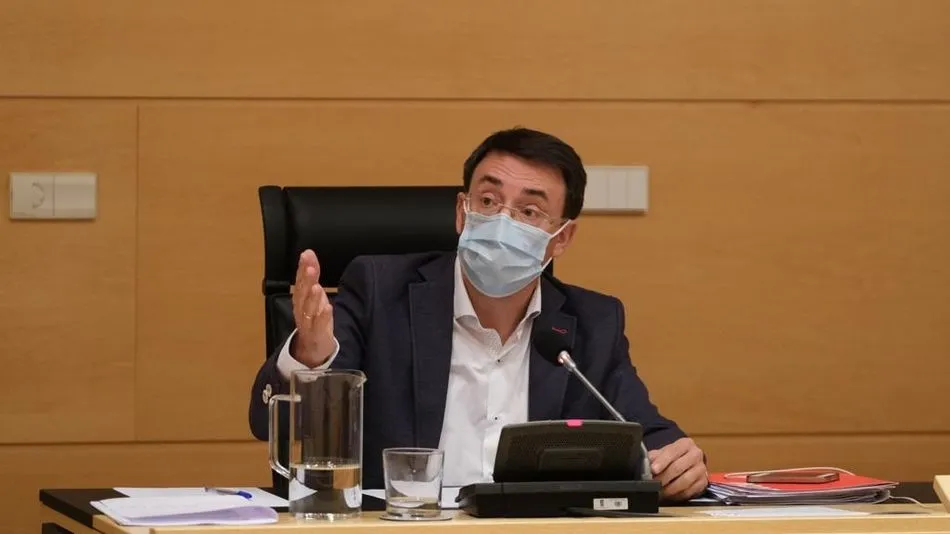 Fernando Pablos en una intervención anterior en las Cortes