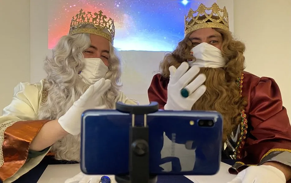 Videollamada con los Reyes Magos en Guijuelo