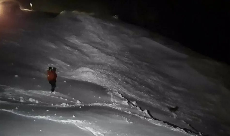 Alud en San Isidro, donde un operario ha fallecido y otro está desaparecido. - SEPA