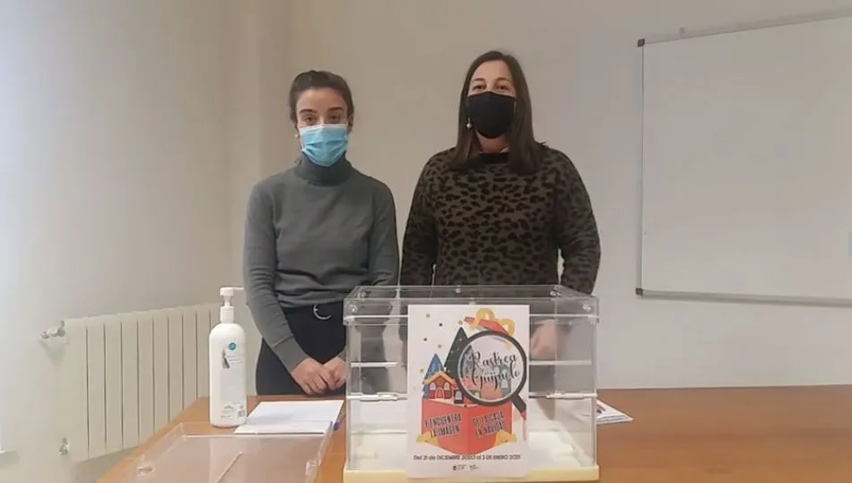 Un momento del sorteo del concurso Rastrea Guijuelo