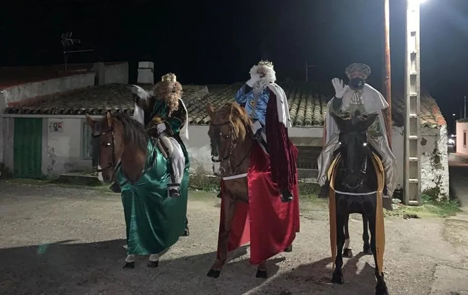 Los Reyes Magos, en Ledesma. Foto: @LedesmaViva