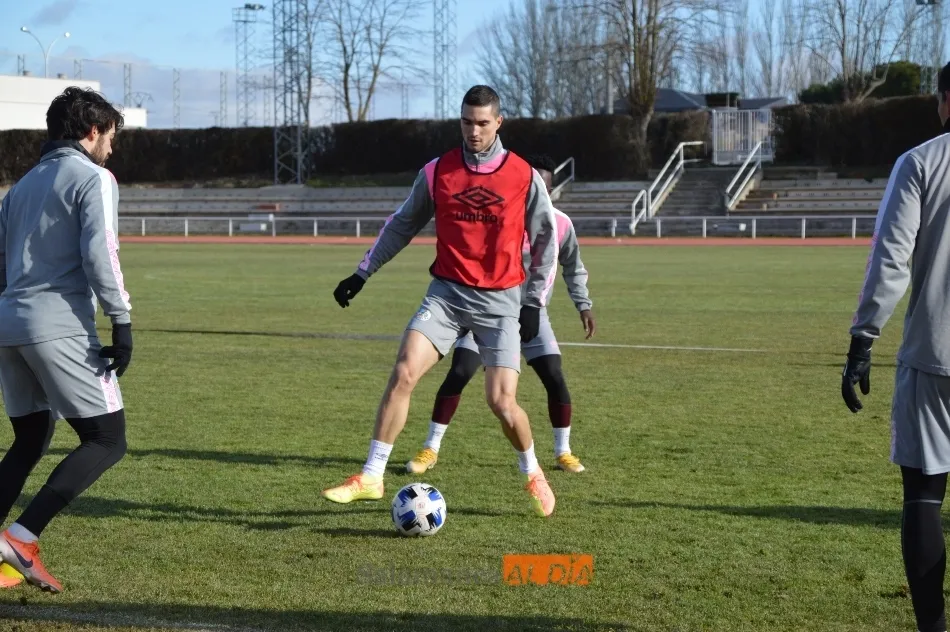 Casado, durante la última sesión de Dueñas al mando