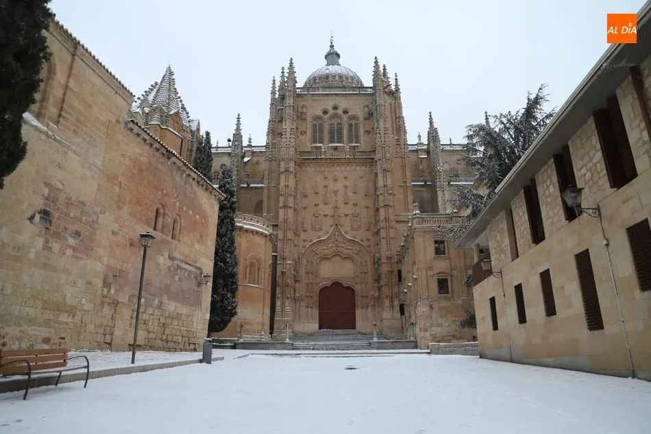 La nieve cubre por completo la ciudad de Salamanca gracias a Filomena - Lydia González