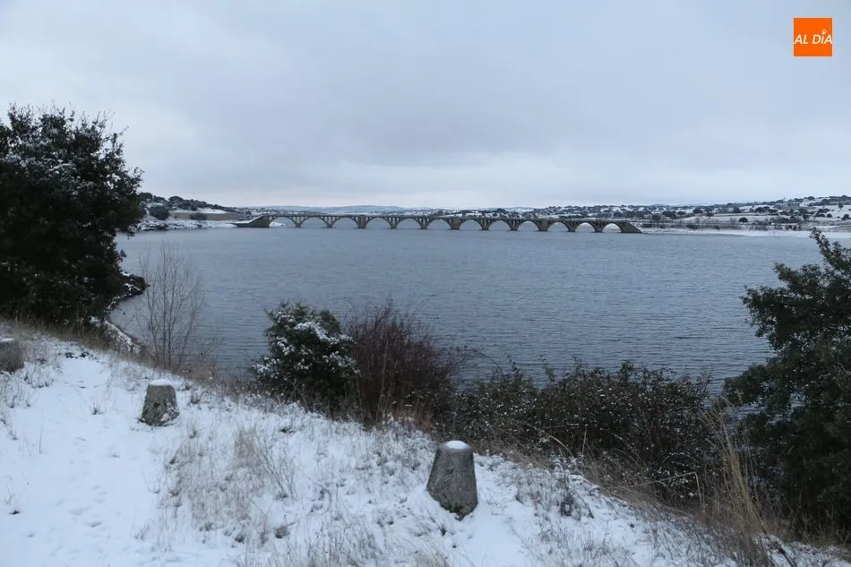 Pantano de Santa Teresa en plena borrasca Filomena - Kiko Robles
