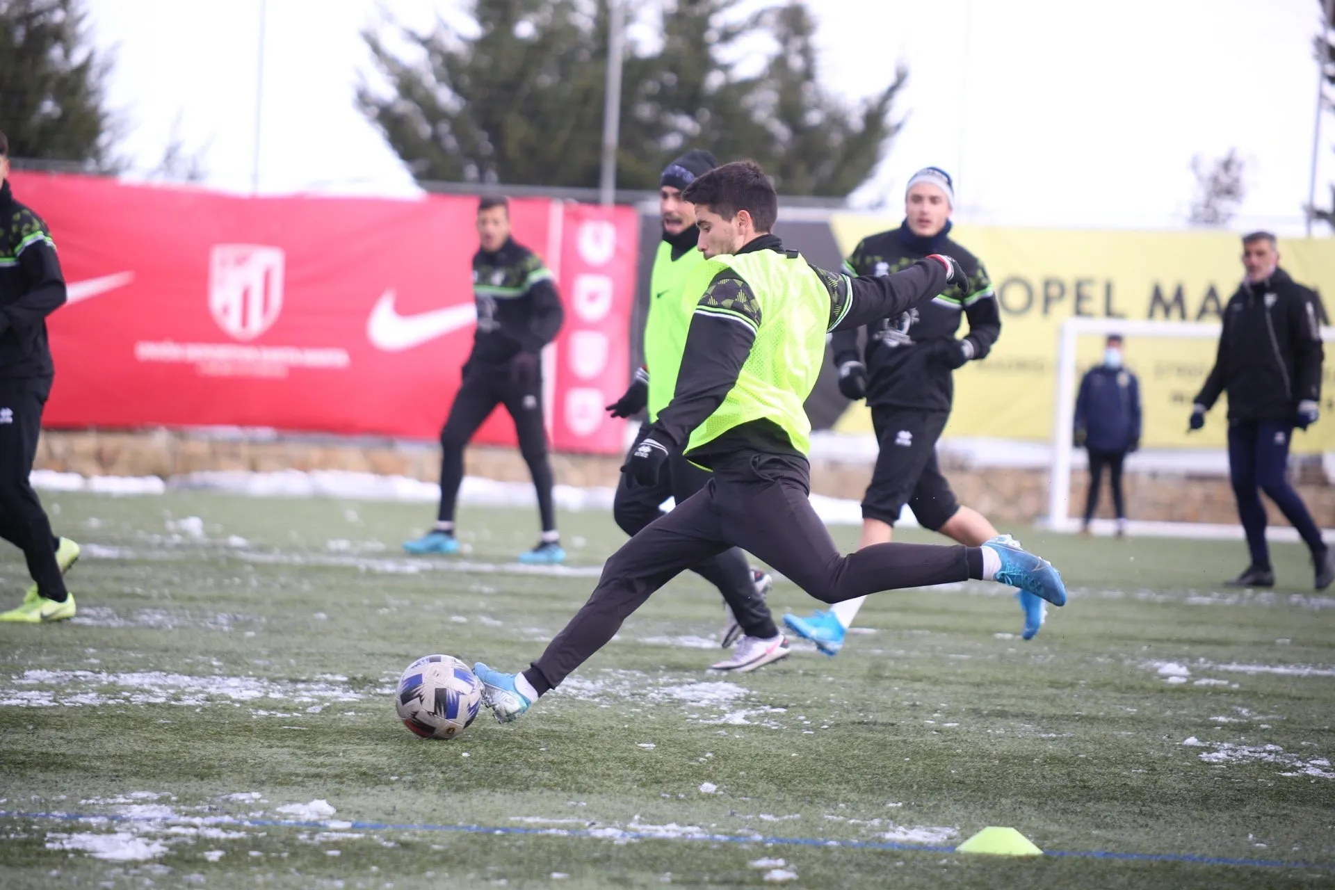 El Guijuelo, en el San Casto este lunes / CD Guijuelo