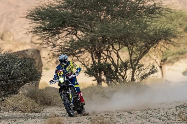 Santolino, en el Dakar