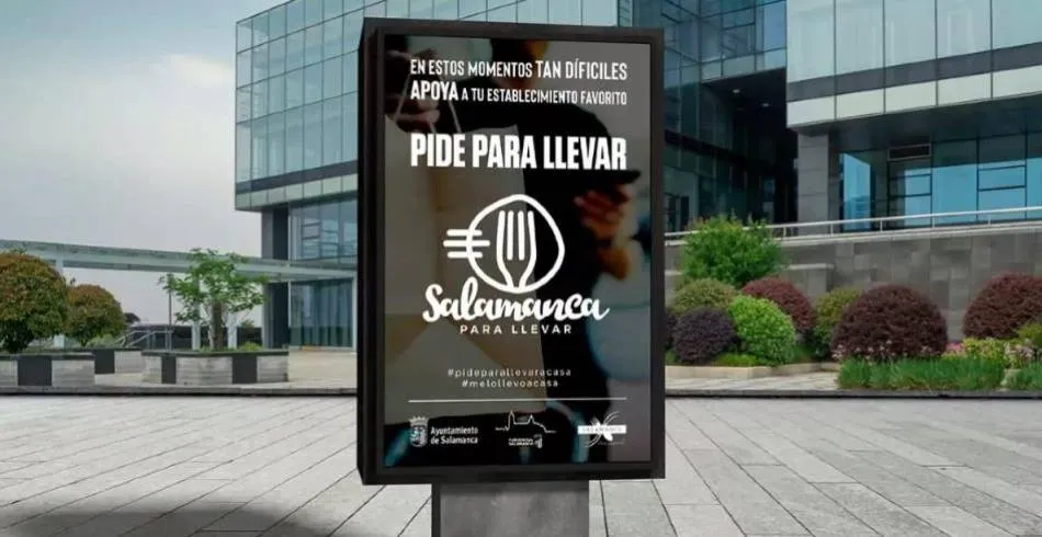 Ante el nuevo cierre del interior de establecimientos de hostelería y el toque de queda a las 20:00 horas, la sociedad ‘Turismo de Salamanca’ apuesta de nuevo por potenciar la comida a domicilio