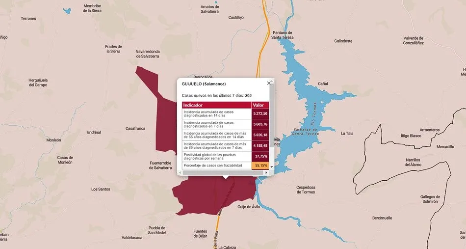 Guijuelo duplica la tasa de incidencia en una semana y se acerca a 5.300 casos por cada 100.000...