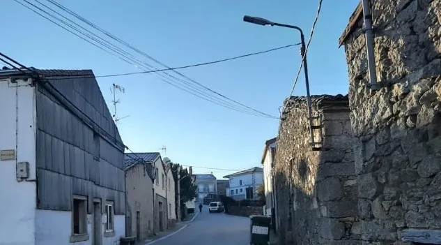 una de las farolas con nueva tecnología LED en Los Santos