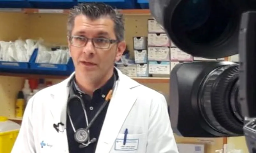 Jorge García Criado, médico internista del Hospital Clínico de Salamanca. Foto @JorgeGCriado1