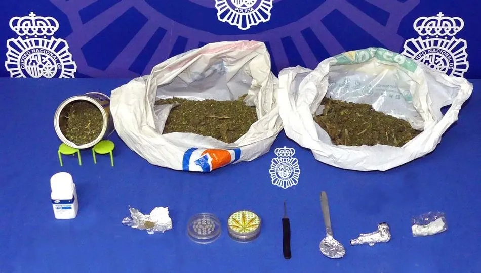 Droga intervenida en esta operación policíal