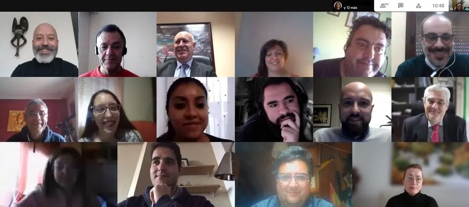 Videoconferencia de los participantes de la Lanzadera Conecta Empleo