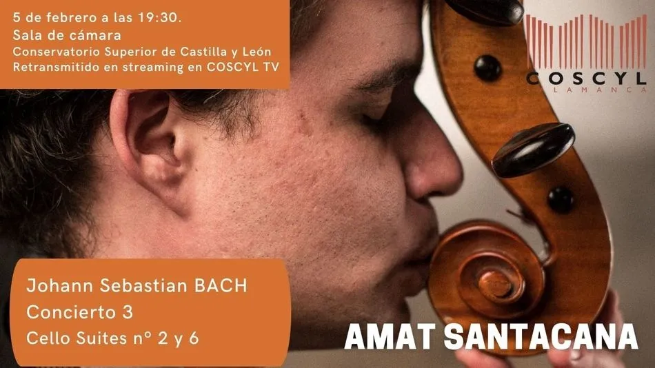 El COSCYL ofrece esta semana el último concierto de violonchelo de Amat Santacana