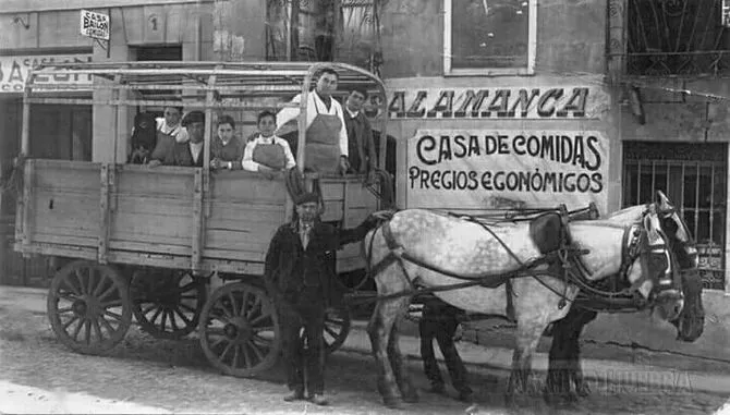 Las antiguas casas de comidas en Salamanca