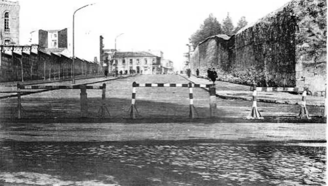 La avenida de Villamayor, antes del crecimiento urbanístico